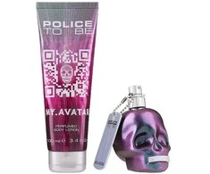 Set Police: To Be My Avatar Hydrating Losjonas kūnui, 100 ml + To Be My Avatar Eau De Parfum For Women, 40 ml