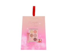 Set Profusion Cosmetics: Nudes Eyeshadow Palette 6 Shades, 9 g + Strawberry Hydrating Lūpų balzamas, 12 ml + Strawberry Lip Scrub, 15 g