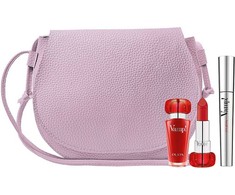 Set Pupa: Vamp! Definition Paraben-Free Atsparus vandeniui Lash Defining Blakstienų tušas 001 Extra Juodas, 9 ml + Vamp! Paraben-Free Volume Kreminis Lipstick 301 Intense Raudona 3.5 g