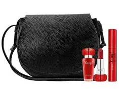 Set Pupa: Vamp! Paraben-Free Volume Kreminis Lipstick 301 Intense Raudona 3.5 g + Vamp! Sexy Lashes Paraben-Free Blakstienų tušas 011 Sexy Juodas, 12 ml