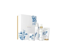 Set Rituals: Amsterdam Collection, Cleansing, Shower Mousse, 200 ml + Amsterdam Collection, Hydrating, Body Kreminis, 150 ml + Amsterdam Collection, Scented Candle, 140 g + Amsterdam Collection, Dutch Tulips, Cardamom &amp; Japanese Yuzu, Room Purškiklis, 200 ml