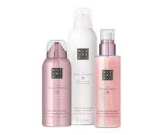 Rituals Set : The Ritual Of Sakura, Shower Mousse, 200 ml + The Ritual Of Sakura, Shimmer, Body Purškiklis, 150 ml + The Ritual Of Sakura, Losjonas kūnui, 150 ml For Women