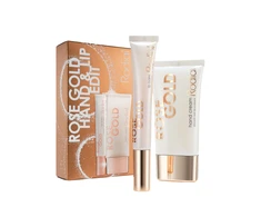 Set Rodial: Rose Gold Rejuvenating Hand Kreminis, 40 ml + Rose Gold Lūpų balzamas, 10 ml