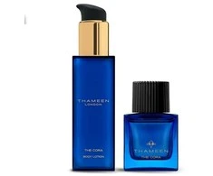 Rinkinys „Thameen London“: „The Cora Extrait De Parfum Unisex“, 50 ml + „The Cora Losjonas kūnui“ kūnui, 100 ml