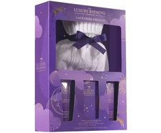 Set The Luxury Bathing Company: Cosy Up Lavender Dreams, Soothing &amp; Relaxing, Vanilla, Bath Salt, 80 g + Cosy Up Lavender Dreams, Hydrating &amp; Softening, Body Kreminis, Daily, 50 ml + Cosy Up Lavender Dreams, Moisturizing, Hand Kreminis, 50 ml