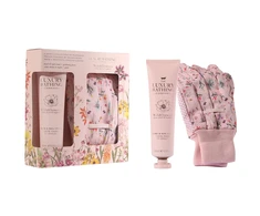 Set The Luxury Bathing Company: Wildflowers, Moisturizing, Hand Kreminis, 100 ml + Wildflowers, Gardening, Synthetic Gloves, For Women, 2 pcs