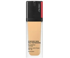 „Shiseido Synchro Skin“ gaivinantis skystas makiažo pagrindas be aliejaus, 250, smėlio spalvos, SPF 30, 10 ml *Testuojamasis vienetas