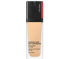 „Shiseido“, „Synchro Skin“ gaivinantis skystas makiažo pagrindas be aliejaus, 160, „Shell“, SPF 30, 10 ml *Testuojamasis vienetas