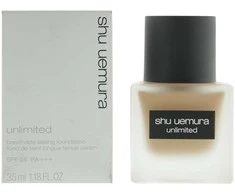 Shu Uemura Unlimited Natural Liquid Foundation 734 734 Rich rusvai gelsvas SPF 24, 35 ml