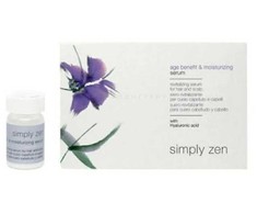 „Simply Zen“ senėjimą stabdantis ir drėkinamasis plaukų serumas atgaivinimui, 12 vnt., 5 ml