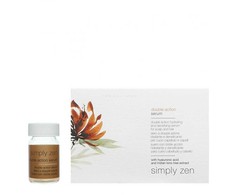 „Simply Zen“ dvigubo poveikio nenuplaunamas galvos odos serumas, skirtas tankumui ir gyvybingumui, 12 vnt., 5 ml
