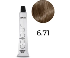 Subrina Professional, Essential Colour, nuolatiniai plaukų dažai, 6/71 tamsiai peleninis kaštonas, skirti šviesiems plaukams, 100 ml, moterims