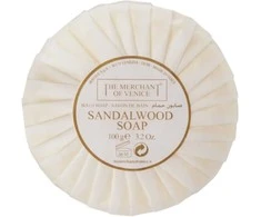 The Merchant Of Venice Sandalwood Soap Bar Body, 100 g