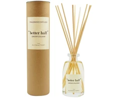The Olphactory, Better Half Groom Cologne, Fragrance Sticks, Aroma Reed Diffuser, 100 ml