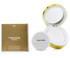 Tom Ford Soleil Glow Tone Up kompaktiškas makiažo pagrindas 7.8 Warm Bronze SPF 40 papildymas, 12 g