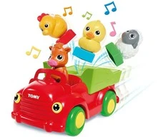 Tomy, Sort N Pop, Farmyard Friends, Toy Car, 12+ months