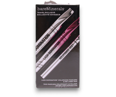 Bare Minerals Travel Exclusive Set BareMinerals: Lash Domination Volumizing Blakstienų tušas Intense Juodas 8.5 ml + Lash Domination Volumizing Blakstienų tušas Juodas 8.5 ml + Lash Domination Gel Pieštukas Akių apvadas Juodas 0.6 ml