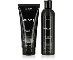 Unamy System Home Care Set Kemon: Unamy System Hair Care Hair Šampūnas, 250 ml + Unamy System Hair Care Hair Treatment Kreminis Mask, 200 ml