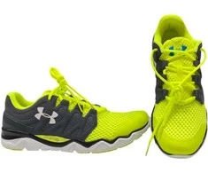 Under Armour, Micro G Optimum, Sport Shoes, Pilkas/Neon, For Men