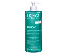 Uriage, Hyseac, Anti-Blemish, Cleansing Gel, For Face, 500 ml