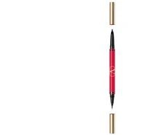 Valentino Twin Liner Double-Ended Gel Pieštukas Akių apvadas 02 Juodas &amp; Rosso, 8 g