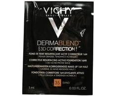 Vichy, DERMABLEND, Colour Correcting, Liquid Foundation, 35, Sand, 1 ml *Sample