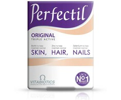 Vitabiotics, Perfectil Original, Biotin, Zinc &amp; Selenium, Maintains Skin, Hair &amp; Nails Healthy, Vitamins, 30 capsules