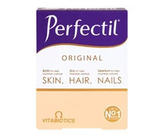 Vitabiotics, Perfectil Original, Biotin, Zinc &amp; Selenium, Maintains Skin, Hair &amp; Nails Healthy, Vitamins, 30 capsules