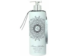 Vivian Gray, Aroma Selection, Amber &amp; Cedar, Hydrating, Losjonas kūnui, 500 ml
