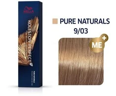Wella Koleston Perfect Pure Naturals dažai 9/03, 60 ml