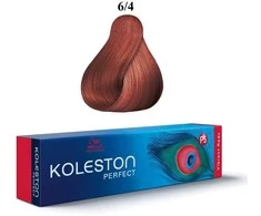Wella Professionals Koleston Perfect Permanent Hair Dye 6/4 Dark Skirtas šviesiems plaukams Raudona, 60 ml