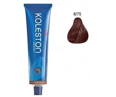 Wella Professionals Koleston Perfect Permanent Hair Dye 6/75 Dark Skirtas šviesiems plaukams Chestnut Mahogany, 60 ml