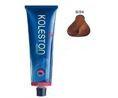 Wella Professionals Koleston Perfect Permanent Hair Dye 6/34 Dark Skirtas šviesiems plaukams Golden Raudona, 60 ml