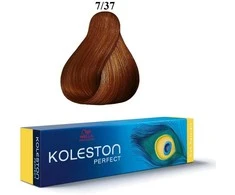 Wella Professionals Koleston Perfect Permanent Hair Dye 7/37 Medium Skirtas šviesiems plaukams Golden Brown, 60 ml