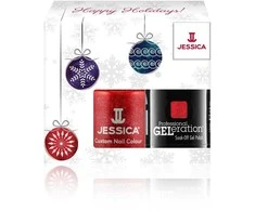 Winter Set Jessica: Professional GELeration Semi-Permanent Nagų lakas Hearts on Fire, 15 ml + Custom Colors Nagų lakas Hearts on Fire 14.8 ml