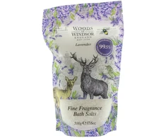 „Woods Of Windsor Lavender“ natūrali atgaivinta levandų vonios druska, 500g