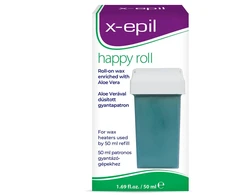 X-Epil Happy Roll Aloe Vera Silky Finish Depiliacinis vaškas kūnui, 50 ml