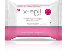 X-Epil Intimate Hygiene Intimate Wipes, 20 vnt.