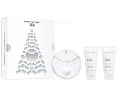 2023 m. kalėdinių kvepalų rinkinys „Issey Miyake“: „A Drop D'Issey Hydrating Hand Kreminis“, 2 vnt., 50 ml + „A Drop D'Issey Eau De Parfum“ moterims, 50 ml