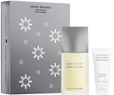 Xmas Set Set Issey Miyake: L'Eau d'Issey, Eau De Toilette, For Men, 75 ml + L'Eau d'Issey, Moisturizing, Dušo želė, For All Skin Types, 50 ml