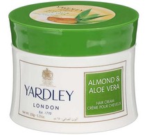 Yardley Almond &amp; Aloe Vera Hair – maitinantis plaukų kremas, 150 g