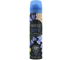 Yardley Bluebell and Sweetpea Scented Purškiklis For Women, 75 ml