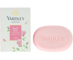 „Yardley English Rose“ minkštas, švelnus ir subtilaus kvapo masažinis muilas su rožių aliejumi, 100 g