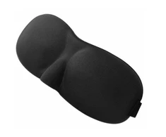 3D miego kaukė, unisex, juoda