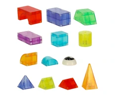 3D šviečiančios magnetinės kaladėlės, 134 d.