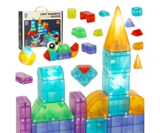 3D šviečiančios magnetinės kaladėlės, 64 d.
