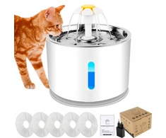 Automatinė vandens gertuvė - fontanas katėms ir šunims, 2.4l