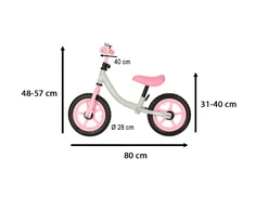 Balansinis dviratukas Trike Fix, baltas