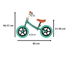 Balansinis dviratukas Trike Fix, žalias