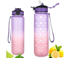 Eu Sandelis Gertuvė su šiaudeliu Ombre, 1000ml